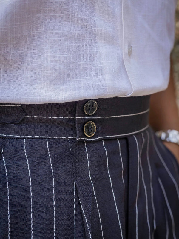 Striped Tailored Fit Gurkha Pants