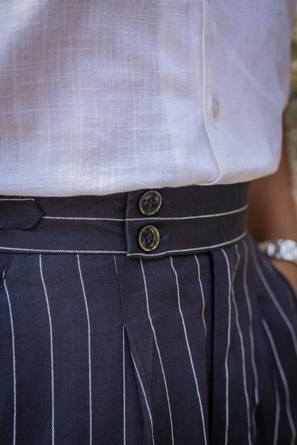 Striped Tailored Fit Gurkha Pants