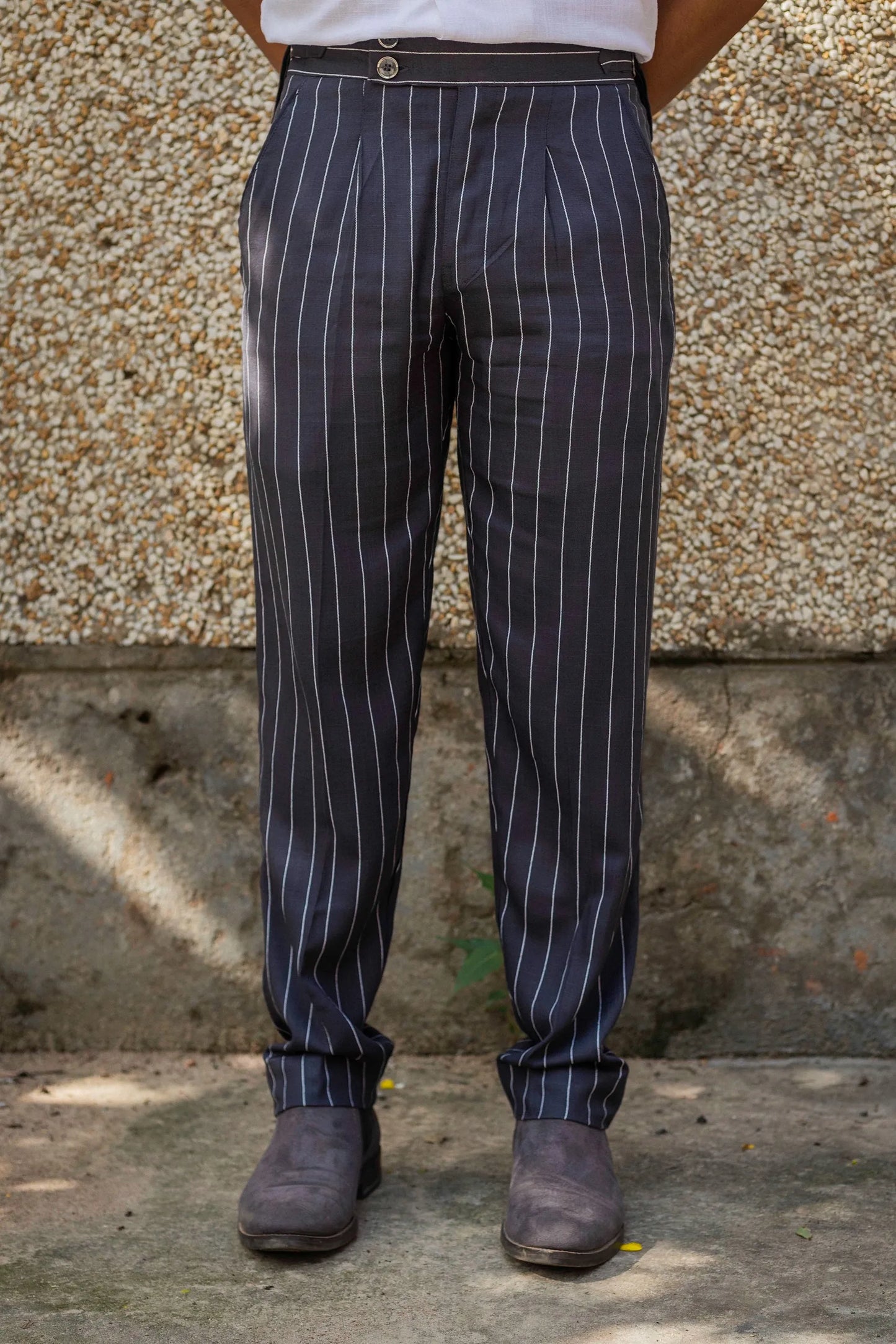 Striped Tailored Fit Gurkha Pants