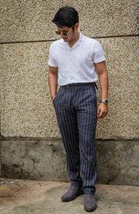 Striped Tailored Fit Gurkha Pants