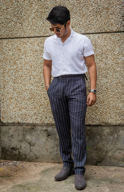 Striped Tailored Fit Gurkha Pants