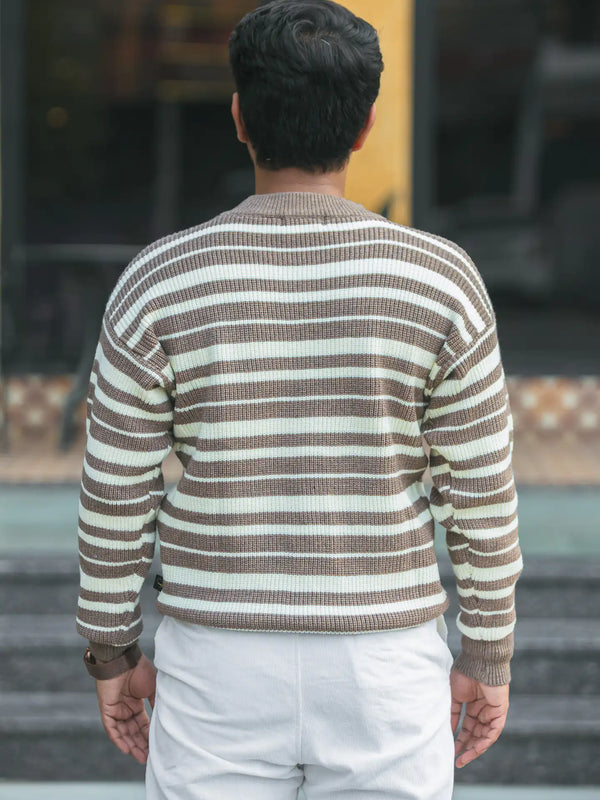 Knitted Drop Shoulder Knitted Sweater