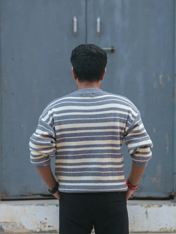Knitted Drop Shoulder Knitted Sweater