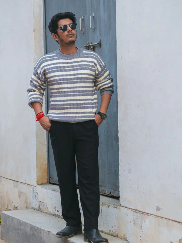 Knitted Drop Shoulder Knitted Sweater