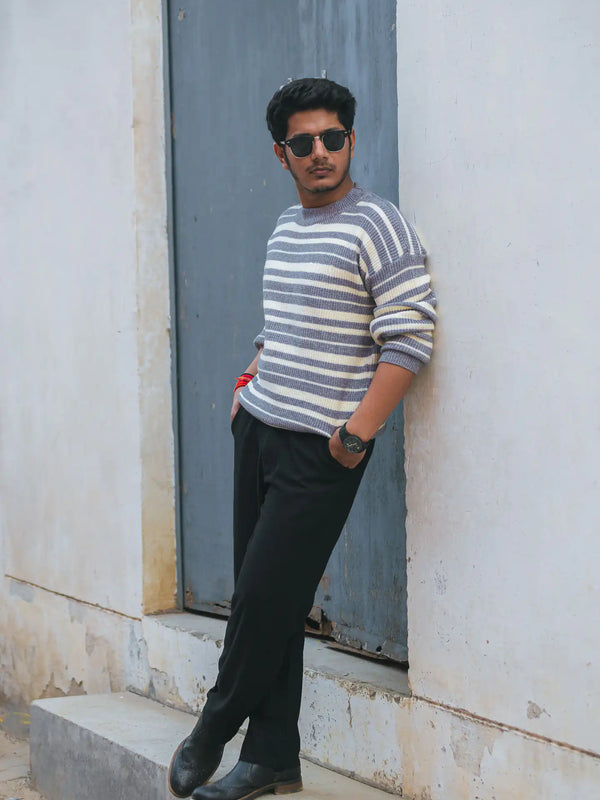 Knitted Drop Shoulder Knitted Sweater