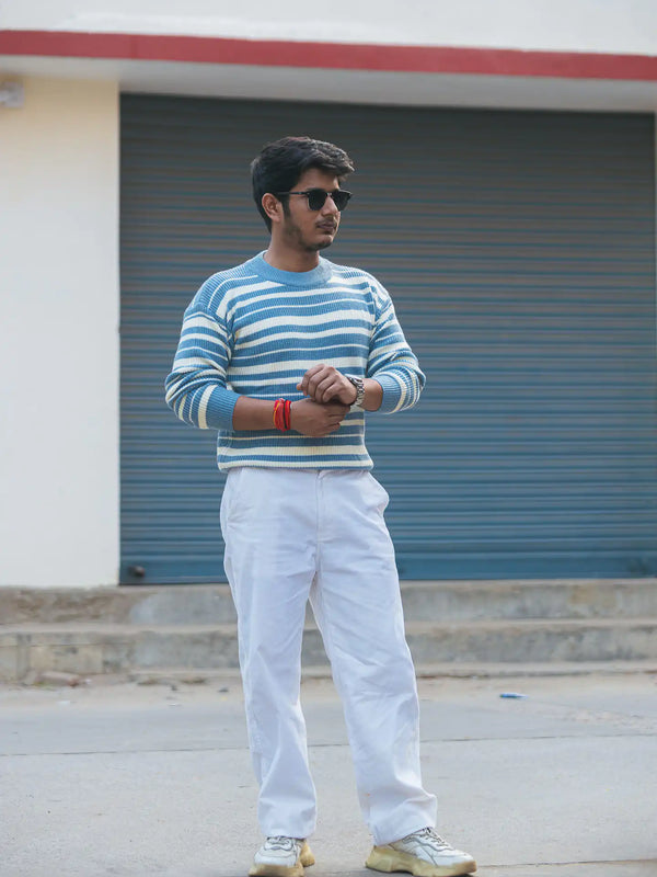 Knitted Drop Shoulder Knitted Sweater
