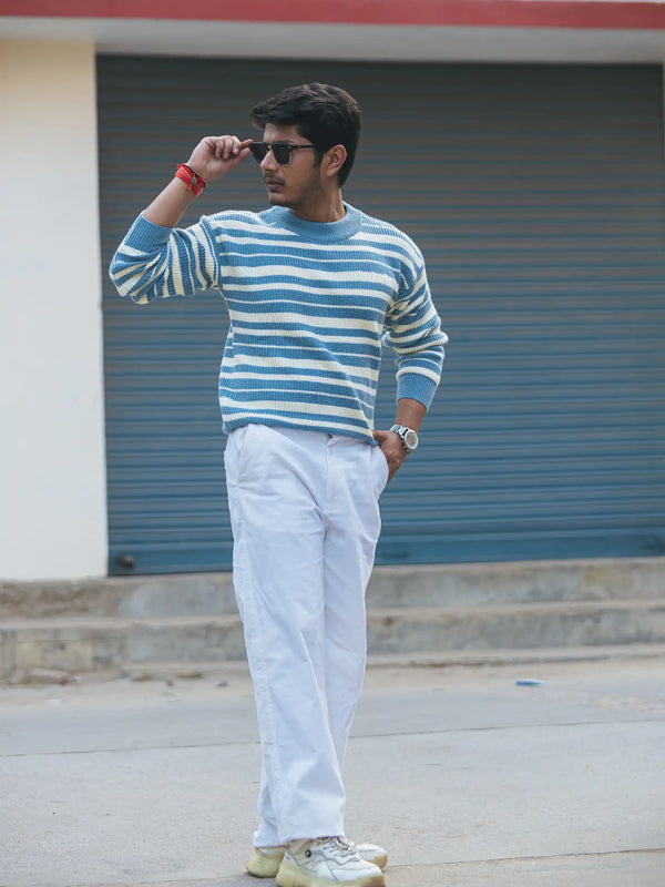 Knitted Drop Shoulder Knitted Sweater