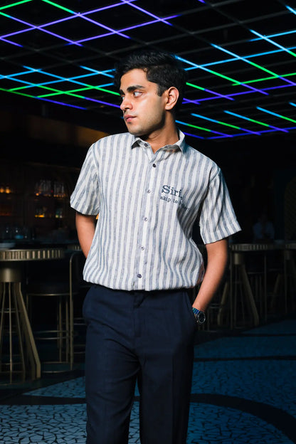 SIRI, Skip to Friday Embroidered Linen Shirt