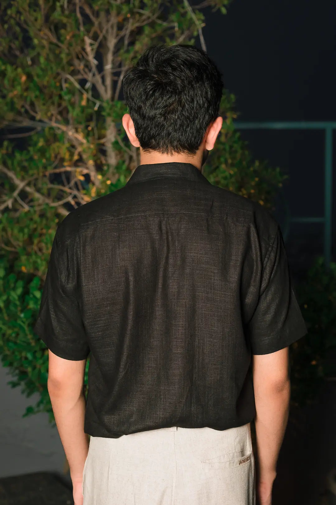 Solid Linen Resort Shirt