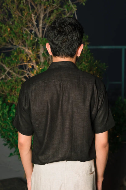 Solid Linen Resort Shirt
