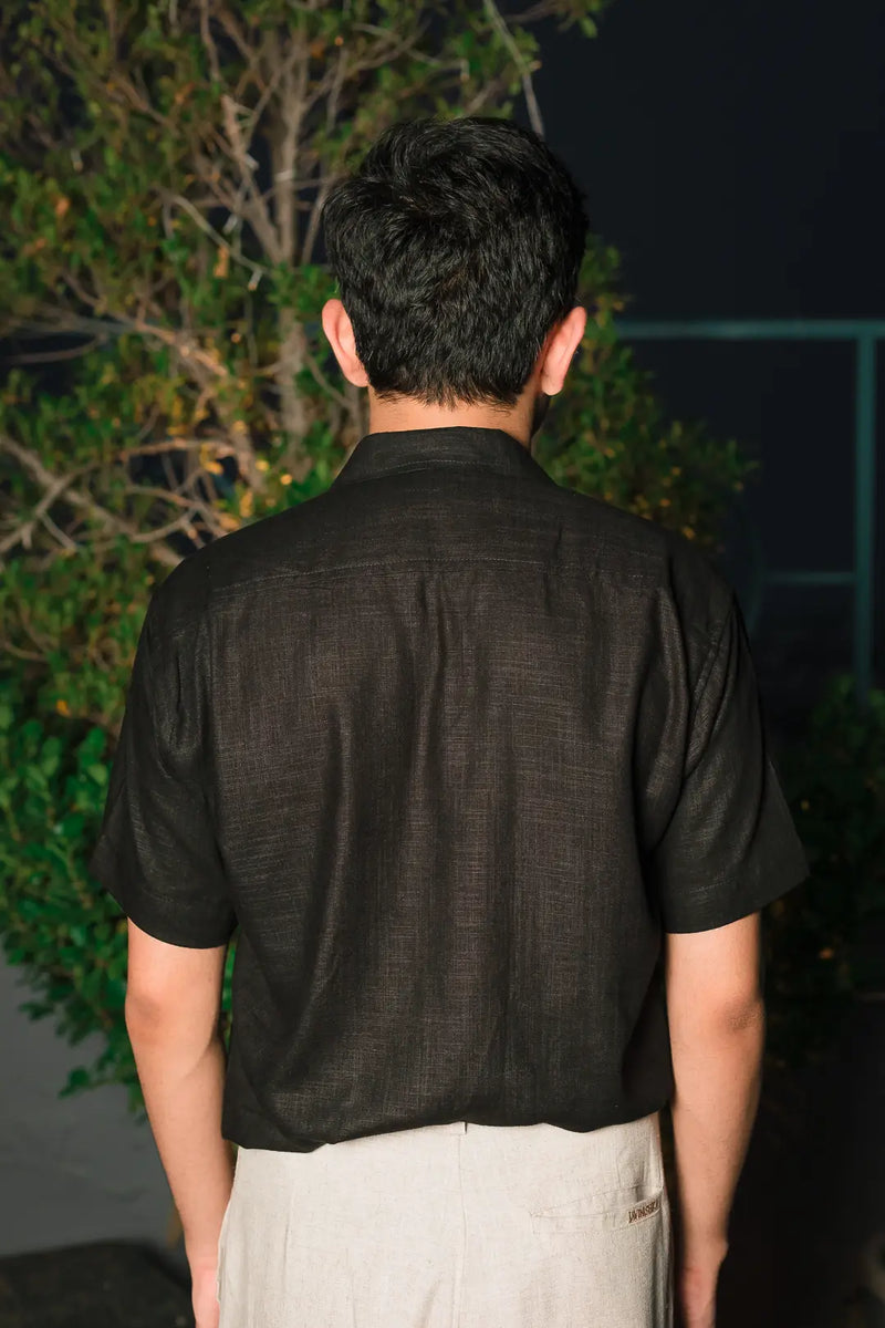 Solid Linen Resort Shirt