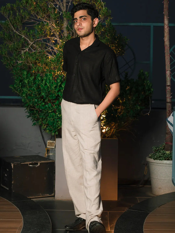 Solid Linen Resort Shirt