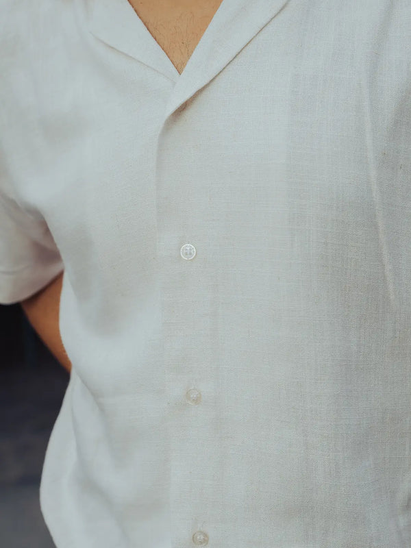 Solid Linen Resort Shirt