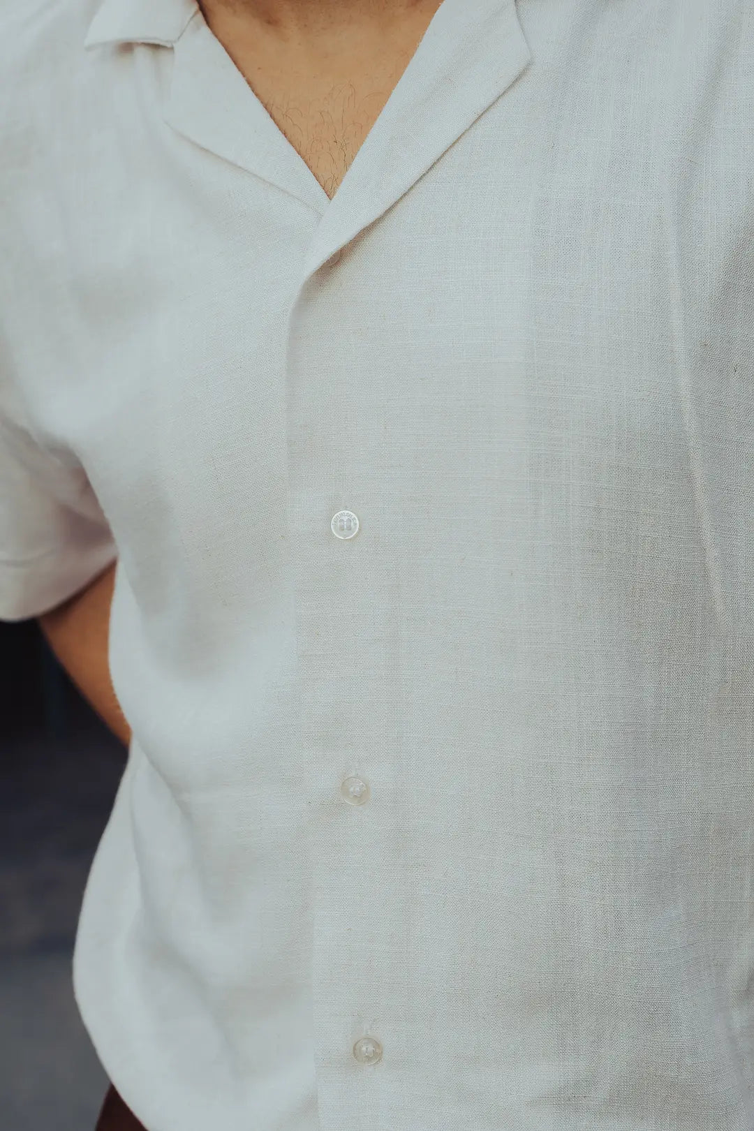 Solid Linen Resort Shirt