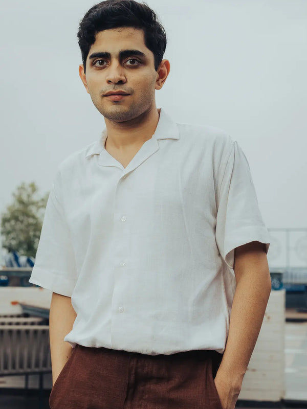 Solid Linen Resort Shirt