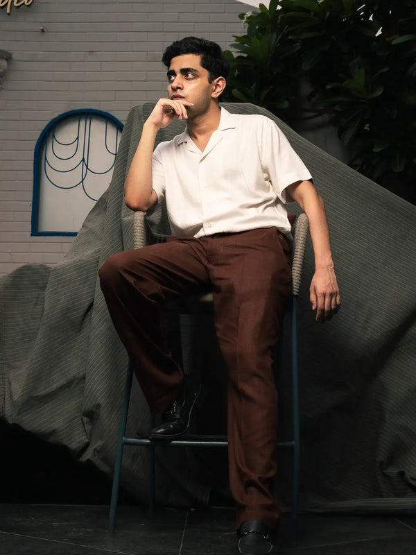 Solid Linen Resort Shirt