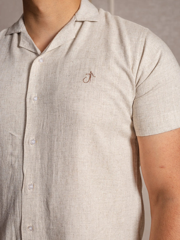 Solid Linen Resort Shirt