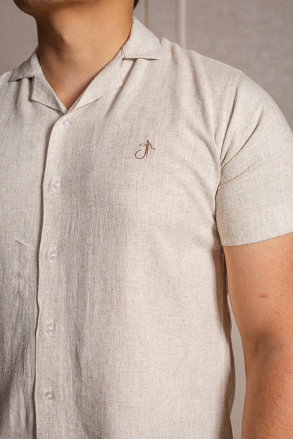 Solid Linen Resort Shirt