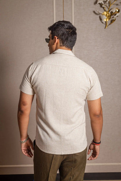Solid Linen Resort Shirt