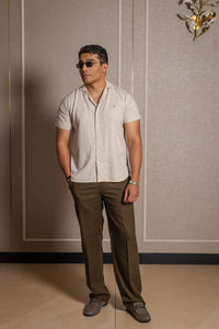 Solid Linen Resort Shirt