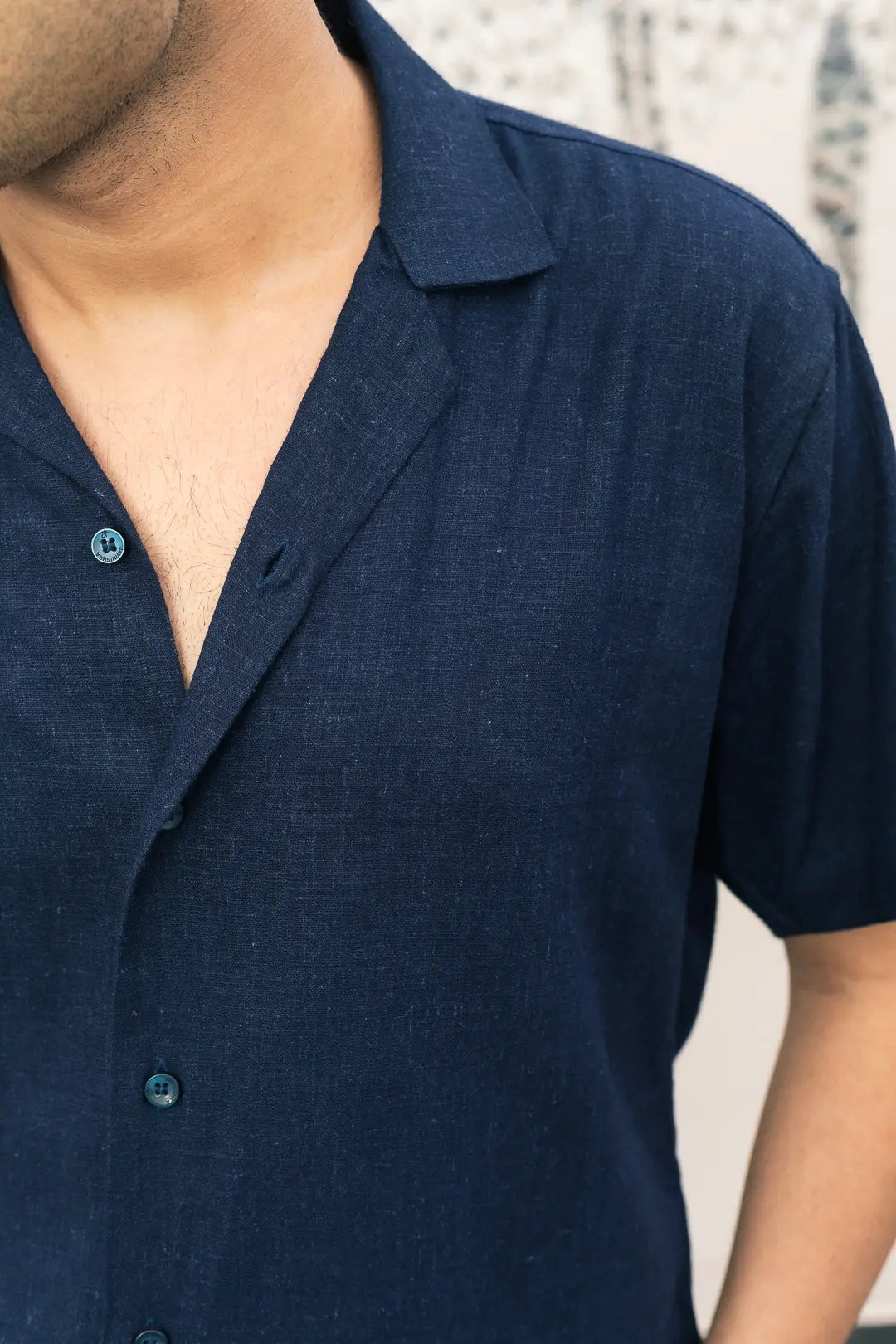 Solid Linen Resort Shirt