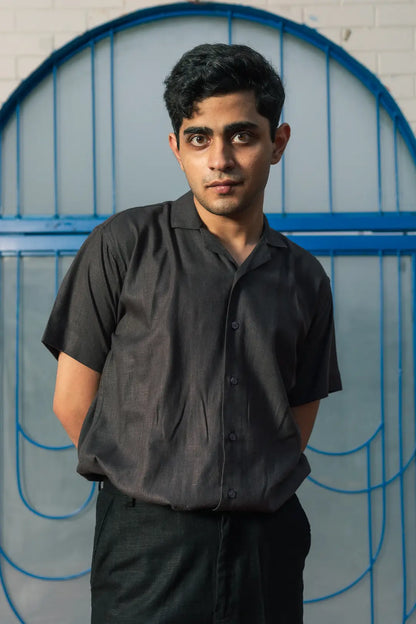 Solid Linen Resort Shirt