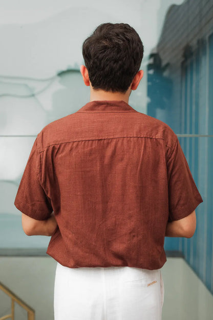 Solid Linen Resort Shirt