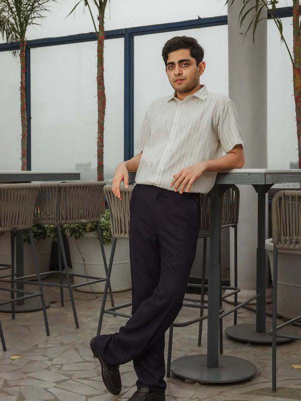 Striped Linen Resort Shirt