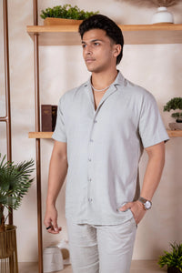Solid Linen Resort Shirt