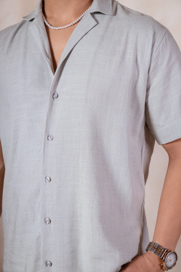 Solid Linen Resort Shirt