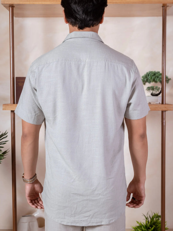 Solid Linen Resort Shirt