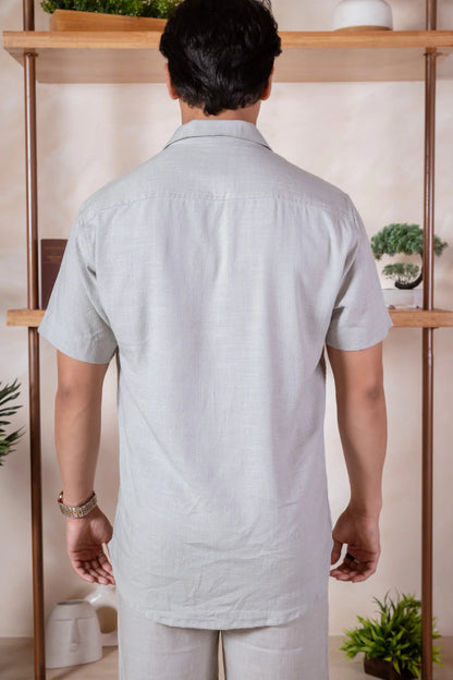Solid Linen Resort Shirt