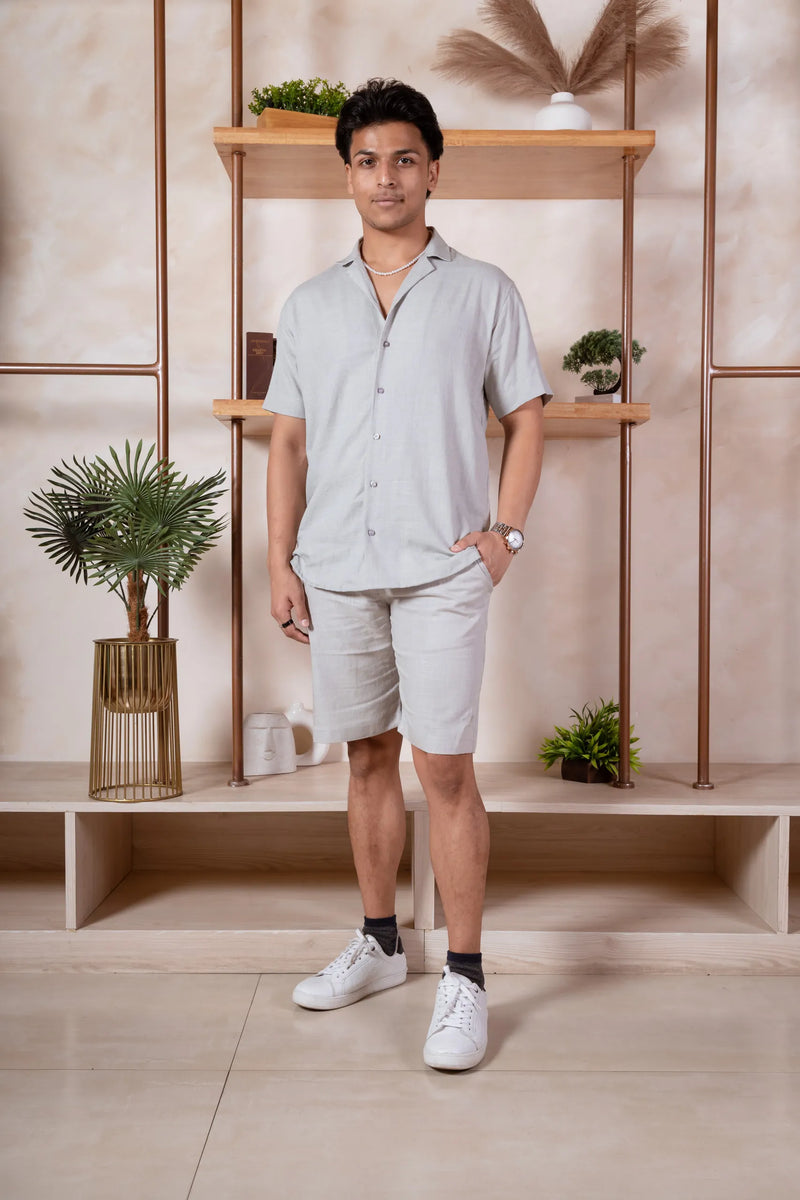 Solid Linen Resort Shirt