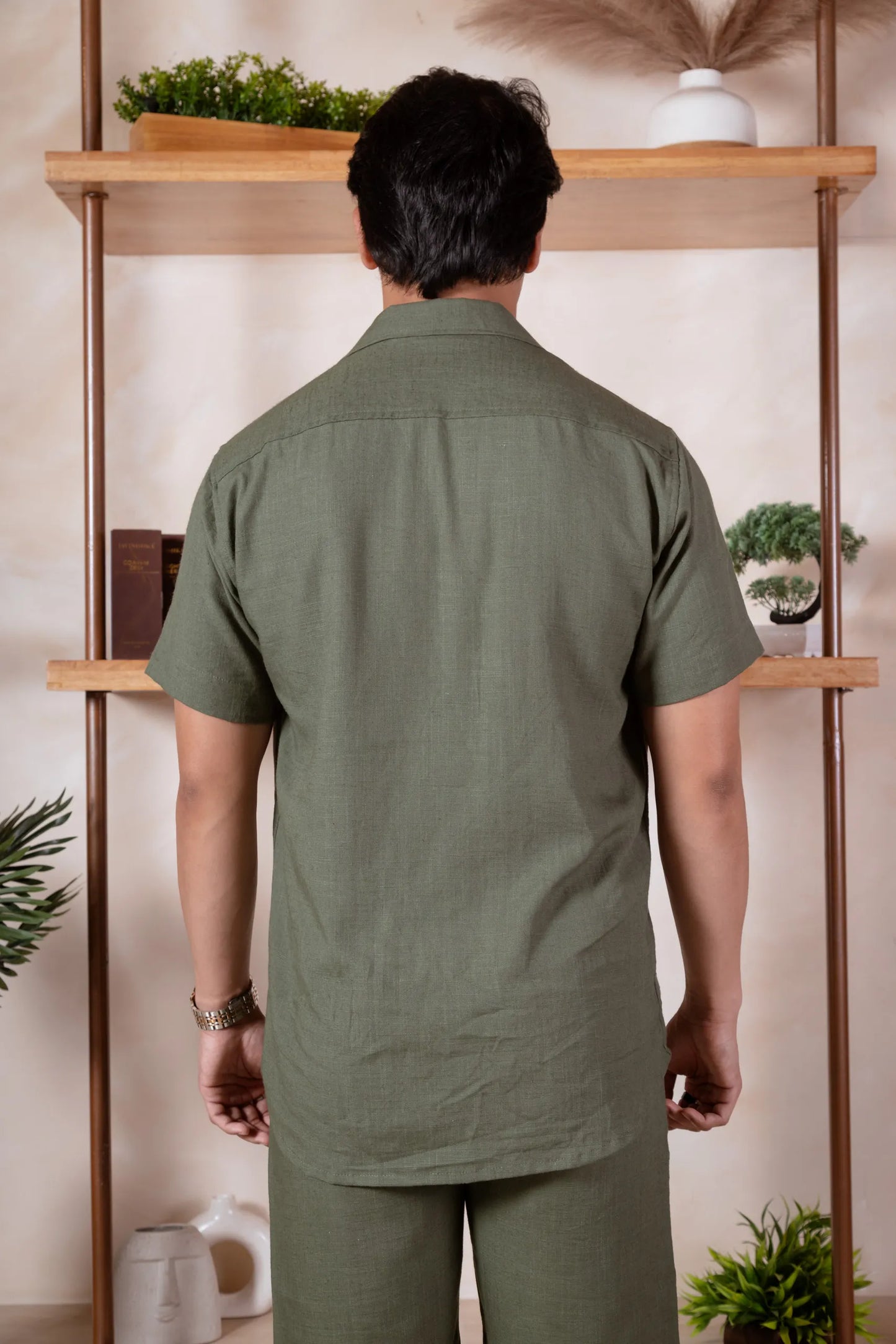 Solid Linen Resort Shirt