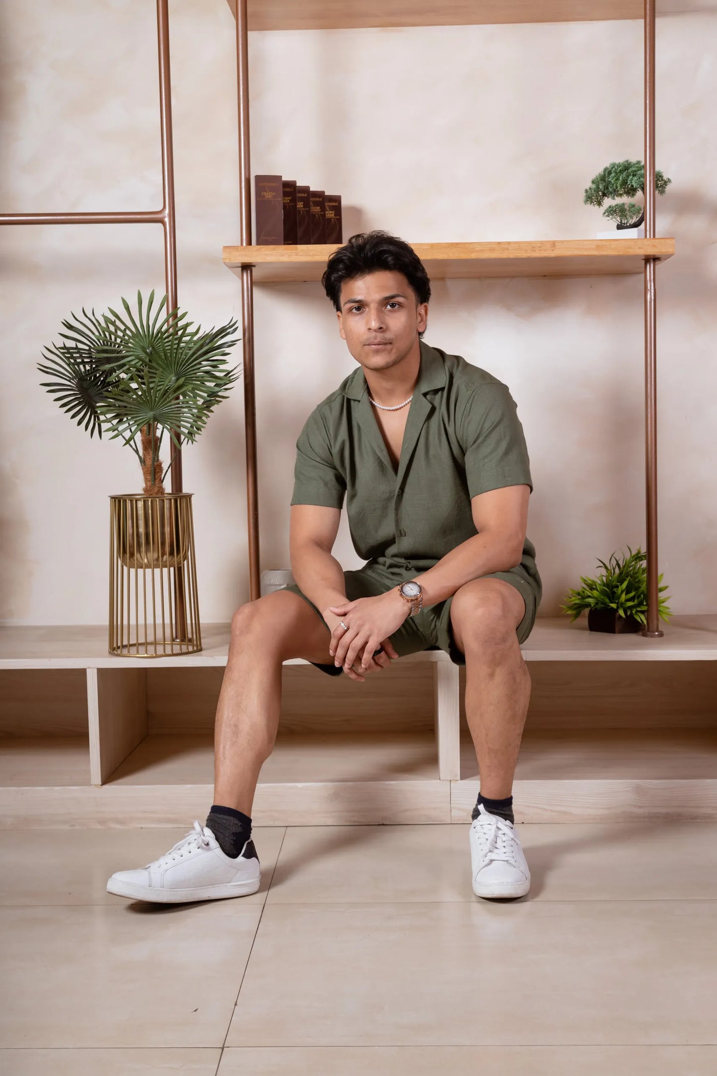 Solid Linen Resort Shirt