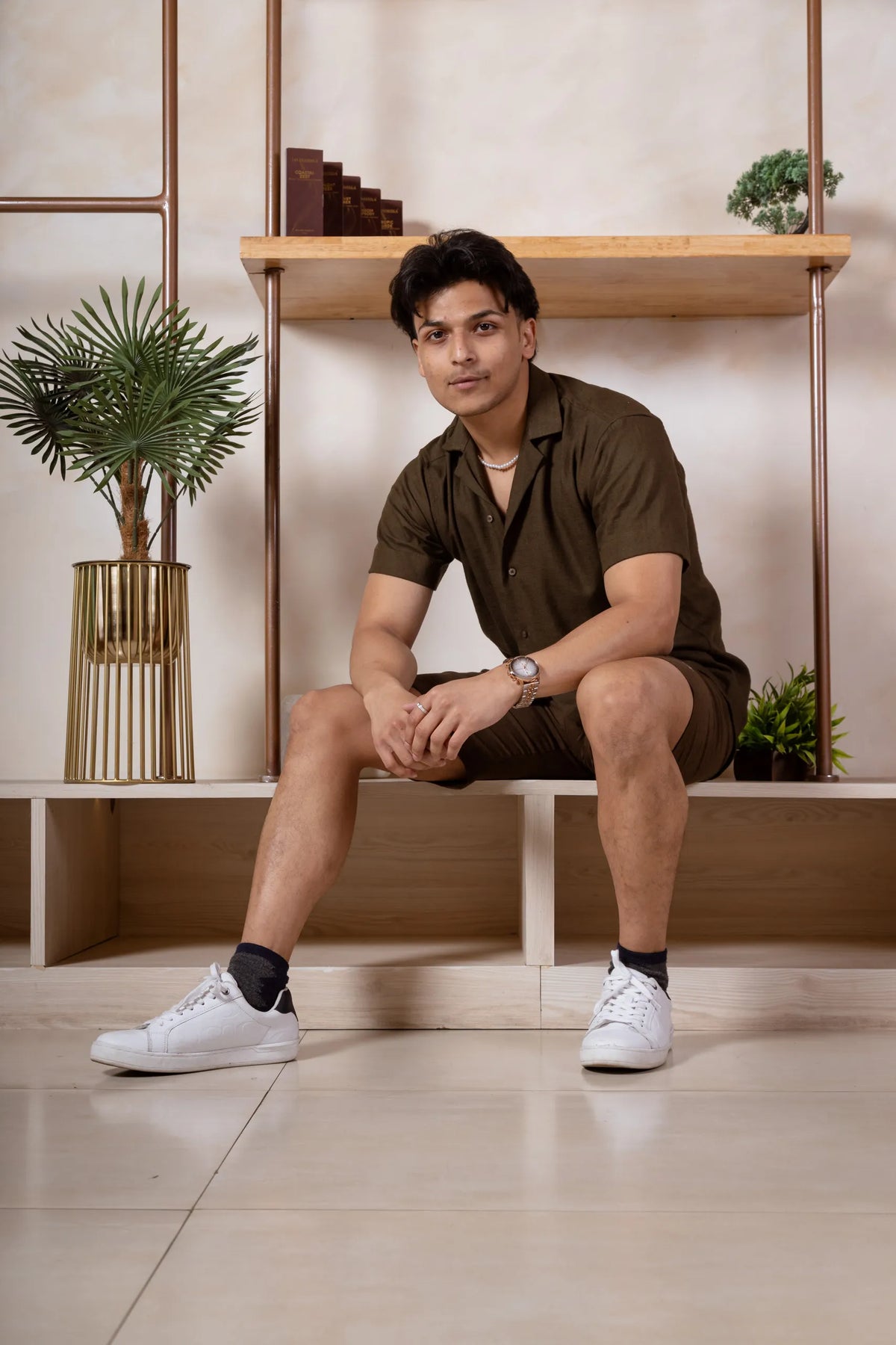 Solid Linen Resort Shirt