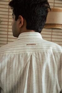 Men’s Off-White Pinstripe Shirt