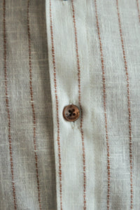 Men’s Off-White Pinstripe Shirt