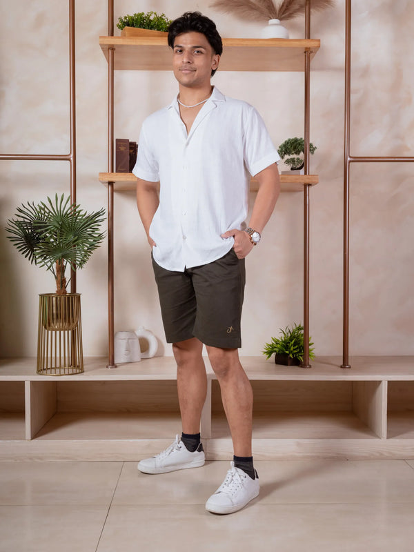 Men Relaxed Fit Chino Shorts