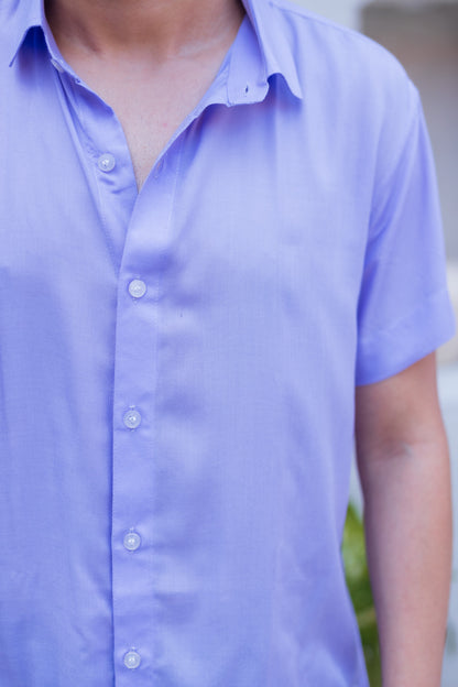 Softest Lavender Slim Fit Unisex Modal Shirt