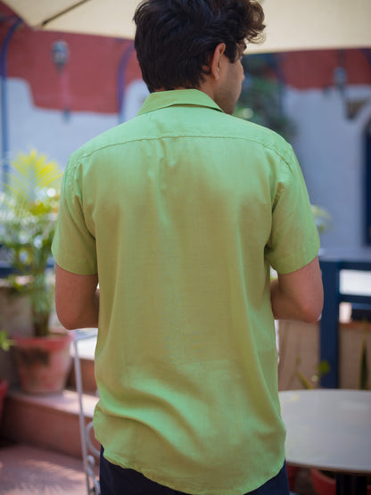 Softest Pastel Green Slim Fit Unisex Modal Shirt