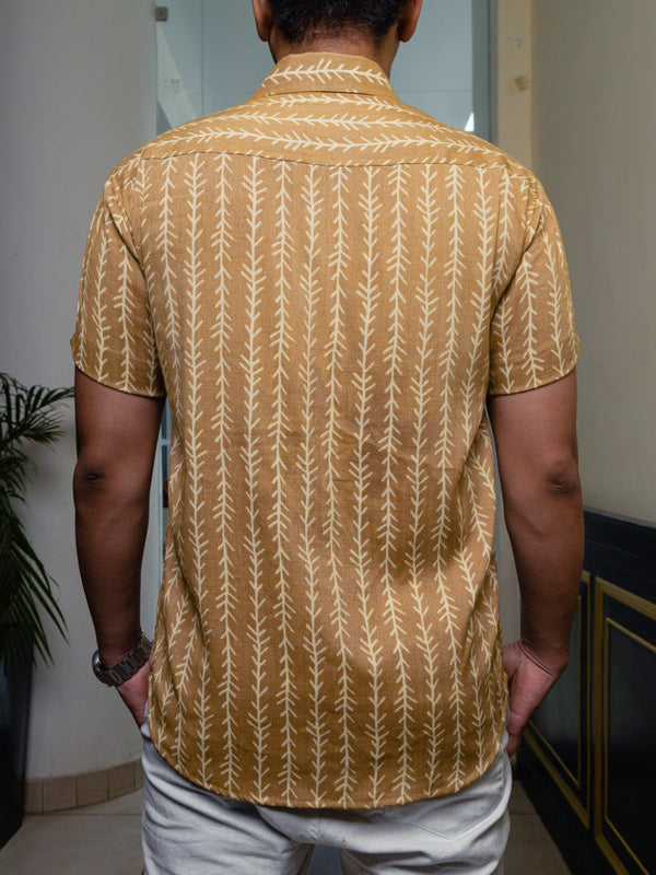 Vertical Branches Premium Rayon Slim Fit Unisex Shirt