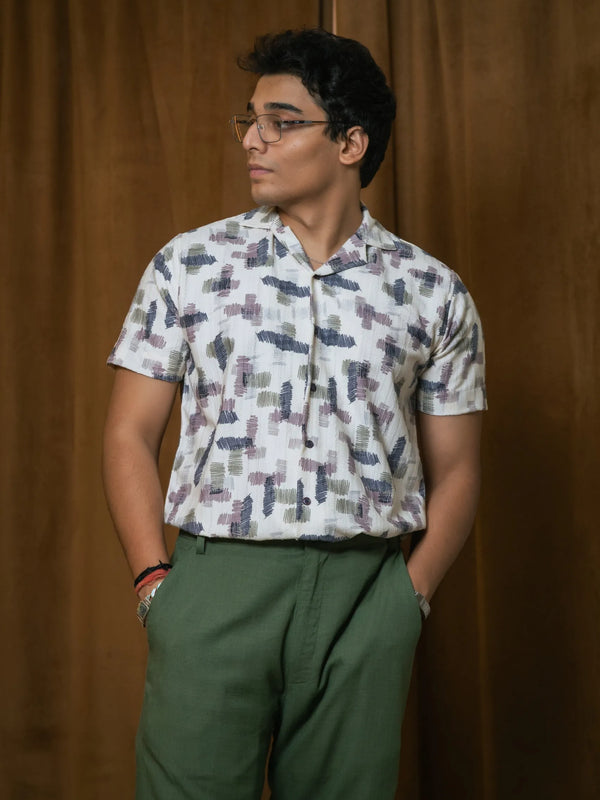 Quirky Printed Resort Wear Shirt