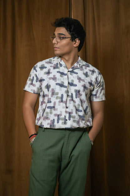 Quirky Printed Resort Wear Shirt
