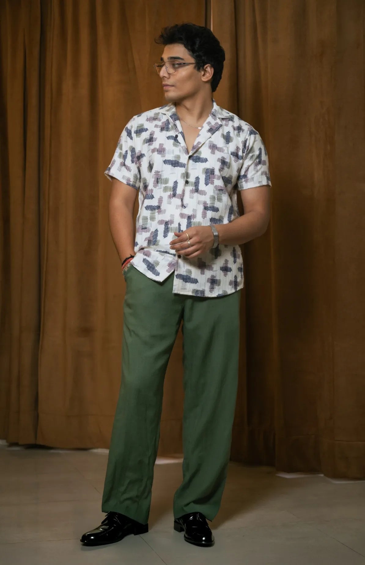 Quirky Printed Resort Wear Shirt
