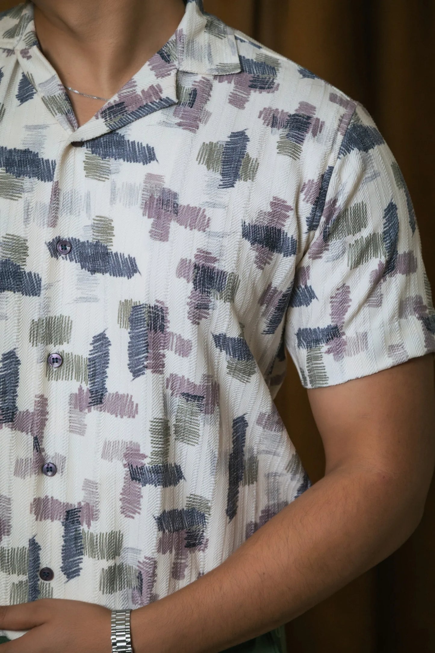 Quirky Printed Resort Wear Shirt