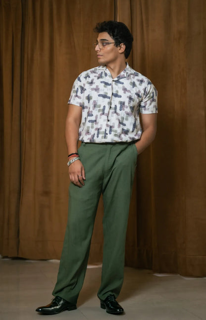 Quirky Printed Resort Wear Shirt
