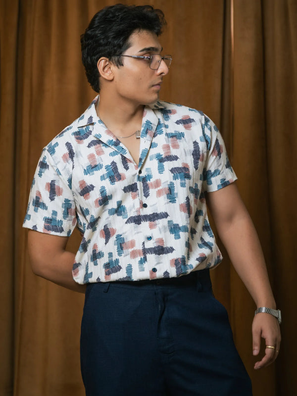 Quirky Printed Resort Wear Shirt