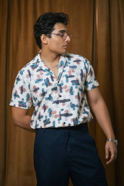 Quirky Printed Resort Wear Shirt