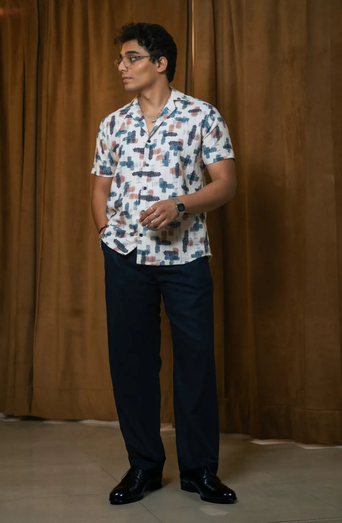 Quirky Printed Resort Wear Shirt